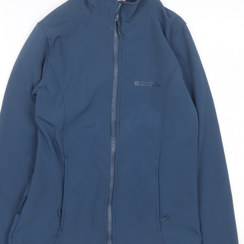 Mountain Warehouse Extreme Women’s Blue UK 8 Softshell Full Zip Jacket