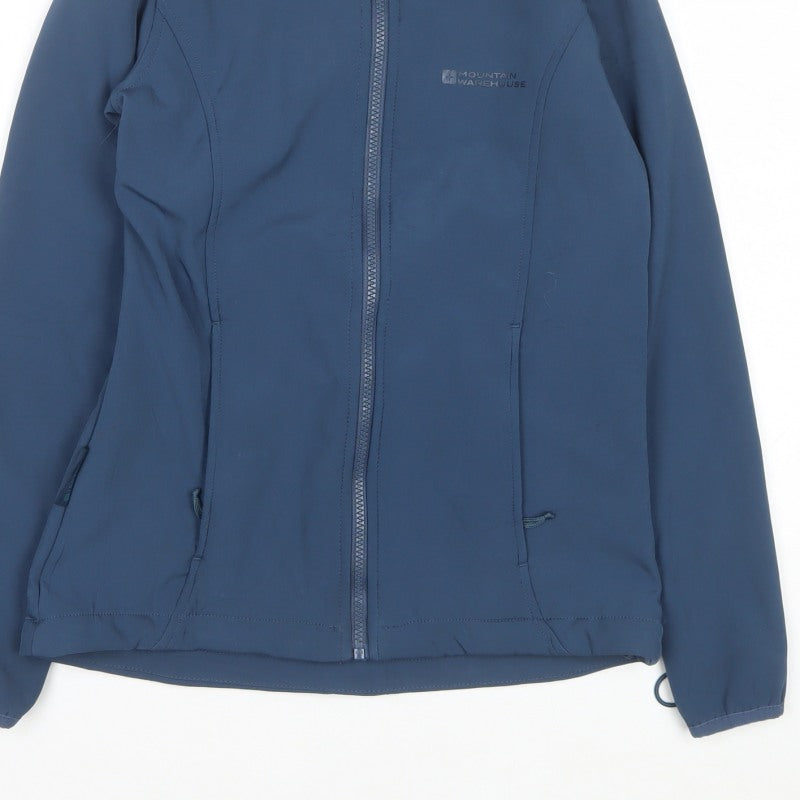 Mountain Warehouse Extreme Women’s Blue UK 8 Softshell Full Zip Jacket