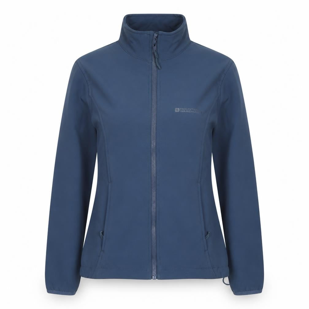 Mountain Warehouse Extreme Women’s Blue UK 8 Softshell Full Zip Jacket