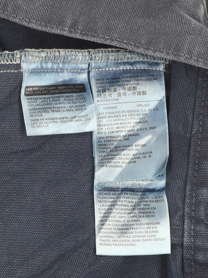 Levi's Men's Blue Denim Jacket 2XL Classic Button Front