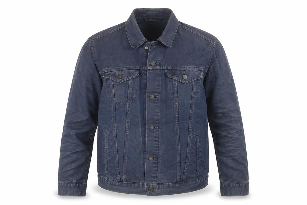 Levi's Men's Blue Denim Jacket 2XL Classic Button Front