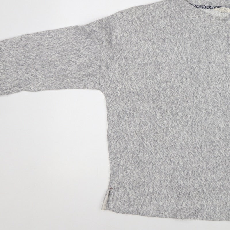 White Stuff Women’s Grey Size 12 Relaxed Dolman Sleeve Knit Jumper