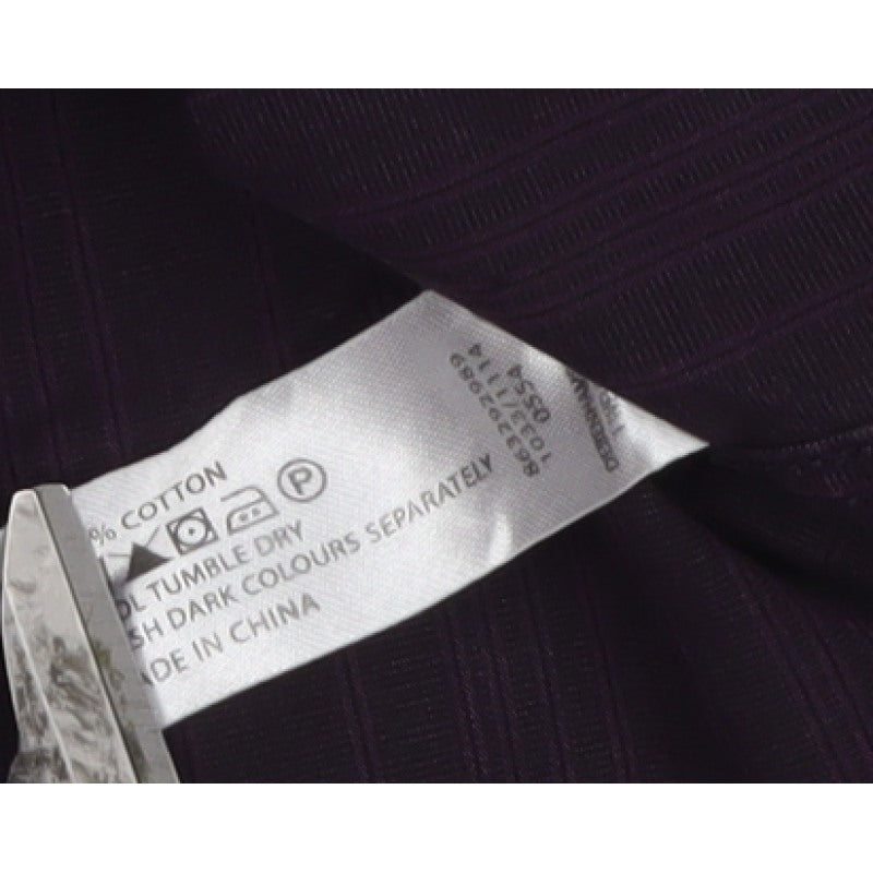 Jeff Banks Men’s Purple XL Cotton Long Sleeve Button-Up Shirt