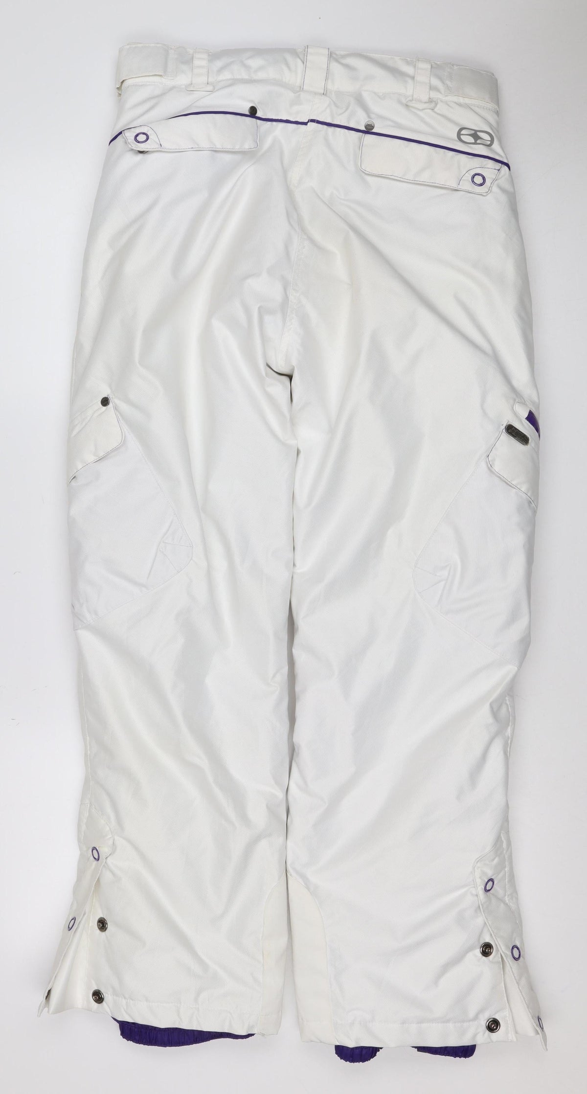 No Fear Women's White Size 10 Snow Pants Ski Trousers Insulated