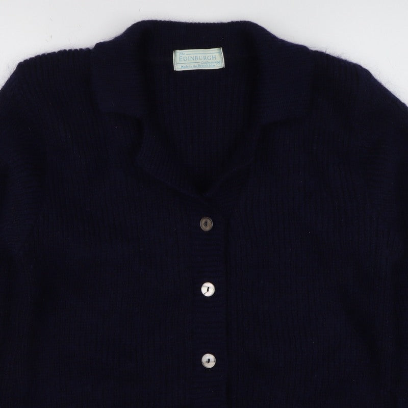 Edinburgh Collection Women’s Navy Alpaca Blend Cardigan Size S