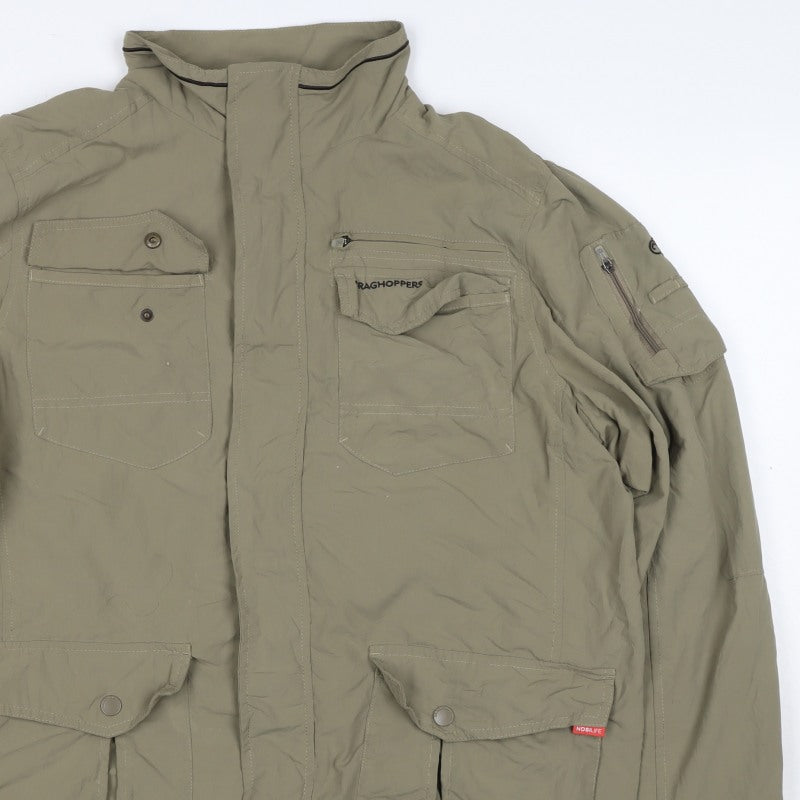 Craghoppers Mens Green S NosiLife Military Hiking Jacket