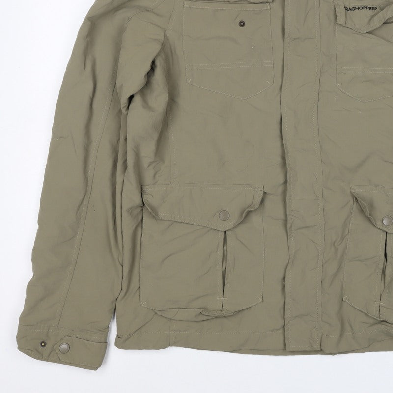 Craghoppers Mens Green S NosiLife Military Hiking Jacket