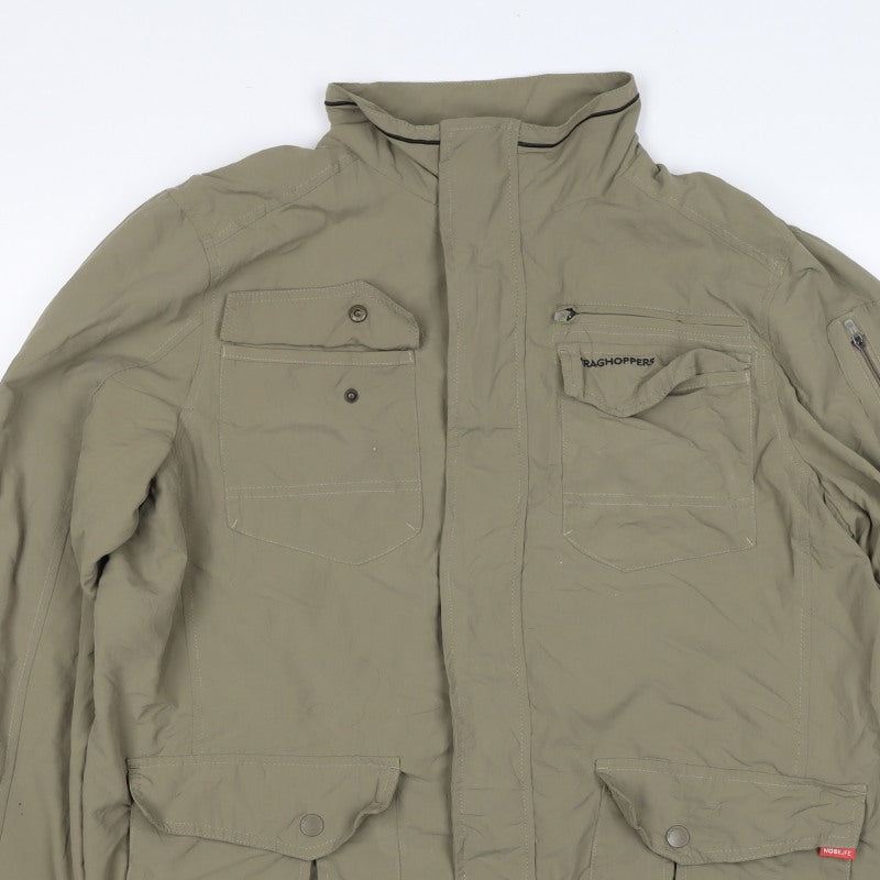 Craghoppers Mens Green S NosiLife Military Hiking Jacket
