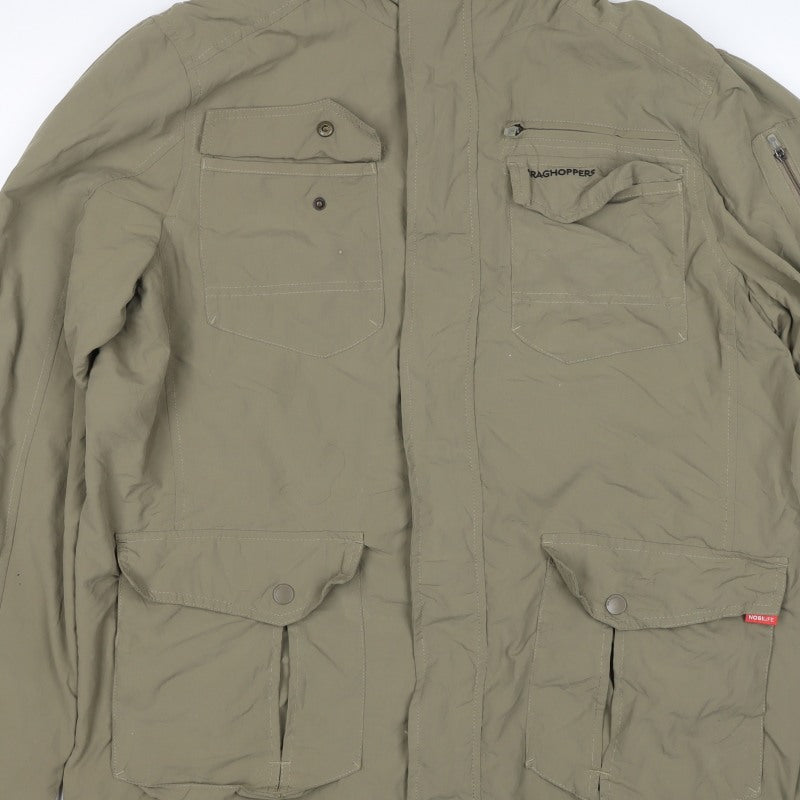 Craghoppers Mens Green S NosiLife Military Hiking Jacket
