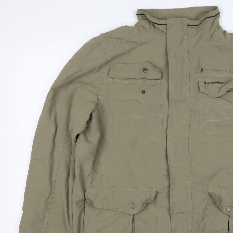 Craghoppers Mens Green S NosiLife Military Hiking Jacket