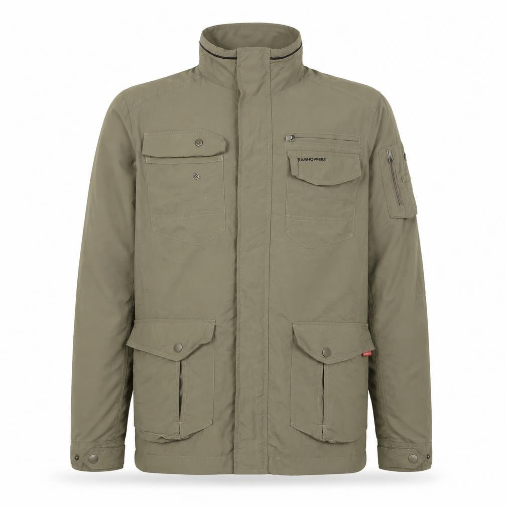 Craghoppers Mens Green S NosiLife Military Hiking Jacket