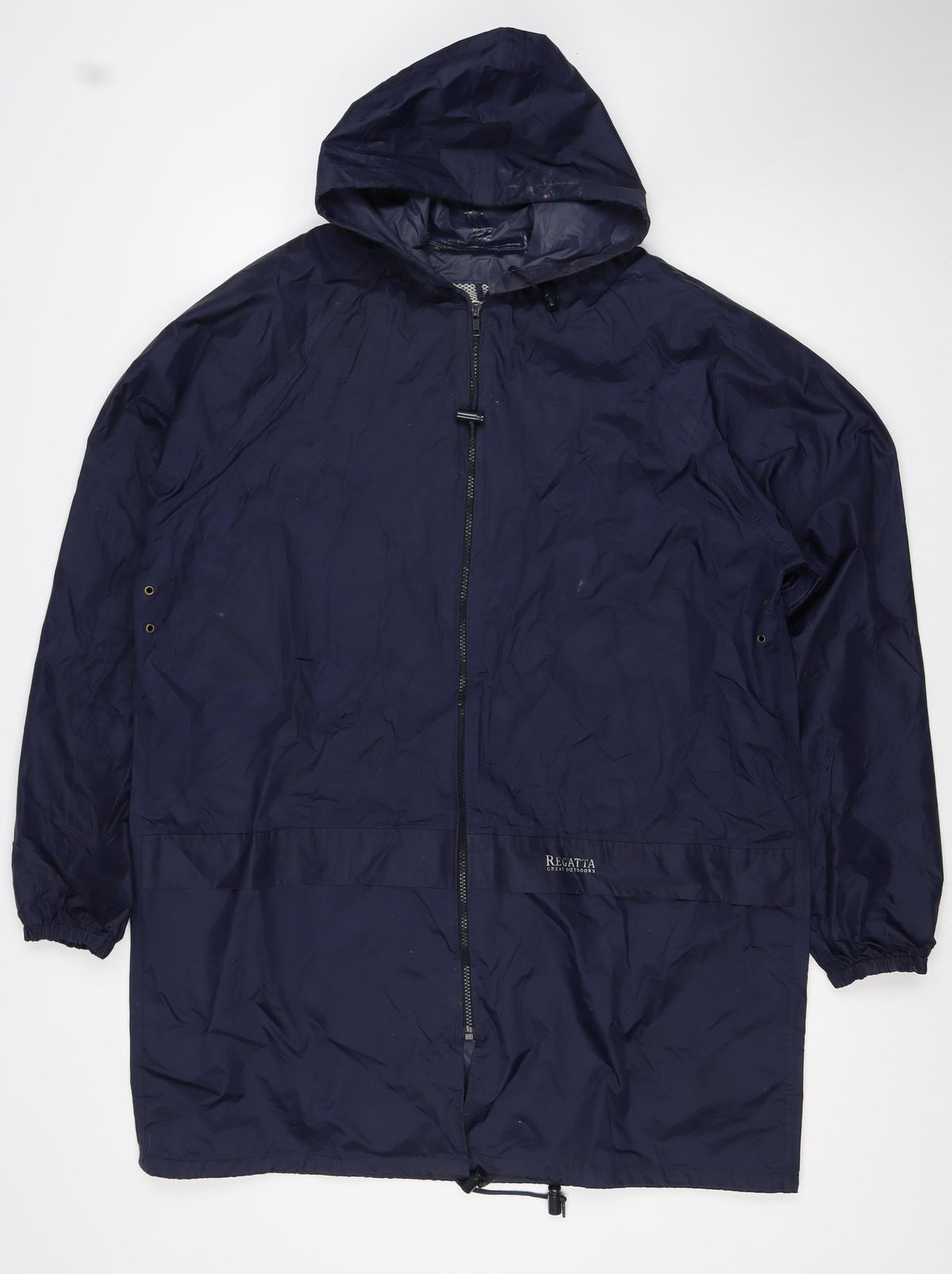 Regatta Unisex Adults Blue XL Hooded Waterproof Rain Jacket