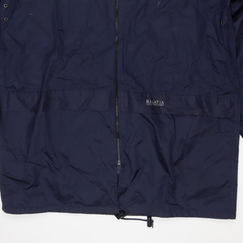 Regatta Unisex Adults Blue XL Hooded Waterproof Rain Jacket