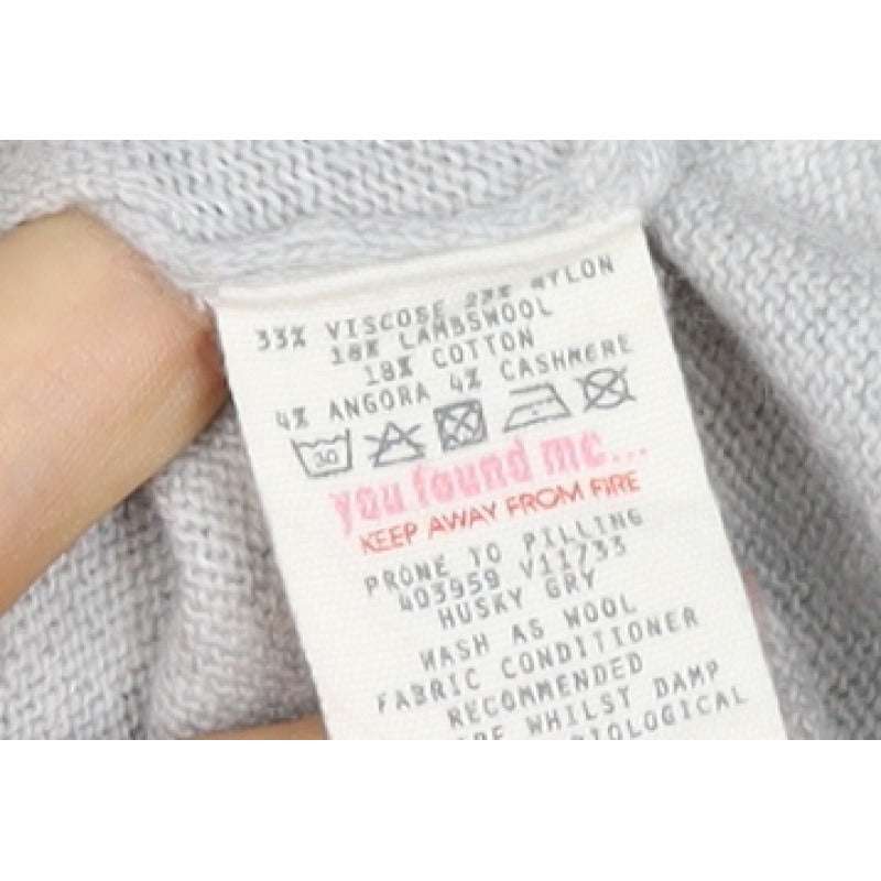 White Stuff Women’s Grey Size 12 Knit Pocket Pullover Jumper