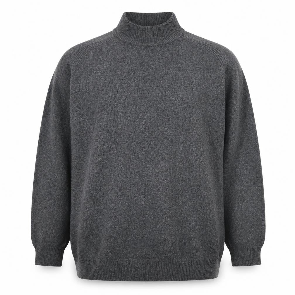 Union Workwear Inc. Men’s Grey 3XL Half Zip High Neck Wool Blend Jumper
