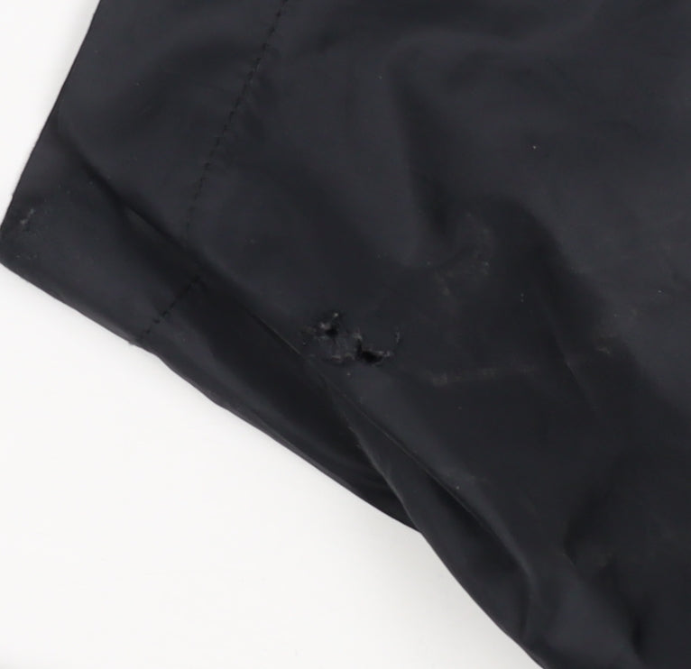 Trespass Men’s Black XXS Packaway Waterproof Rain Trousers