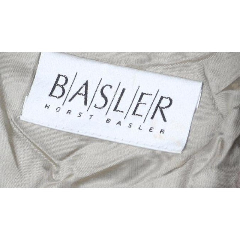 Basler Women’s Beige UK 8 Pure Wool Mid-Length Overcoat
