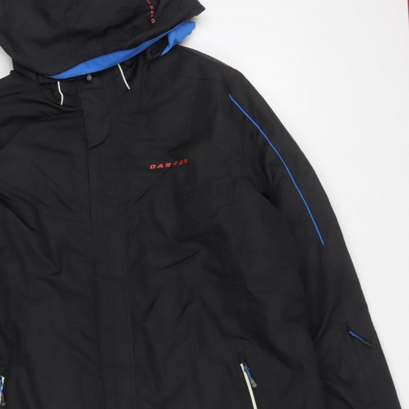 Dare 2b Mens Black 3XL Hooded Padded Ski Jacket Outdoor Coat