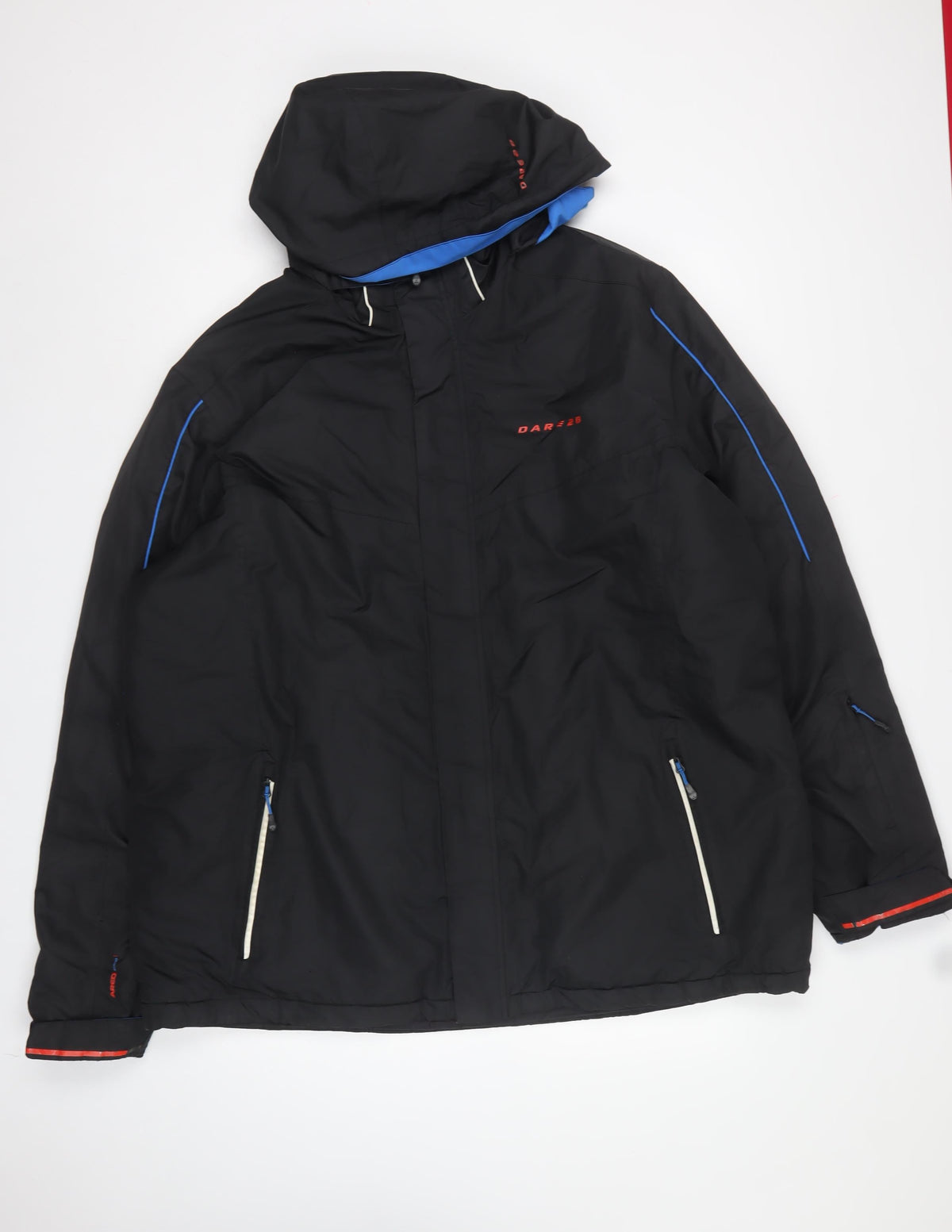 Dare 2b Mens Black 3XL Hooded Padded Ski Jacket Outdoor Coat