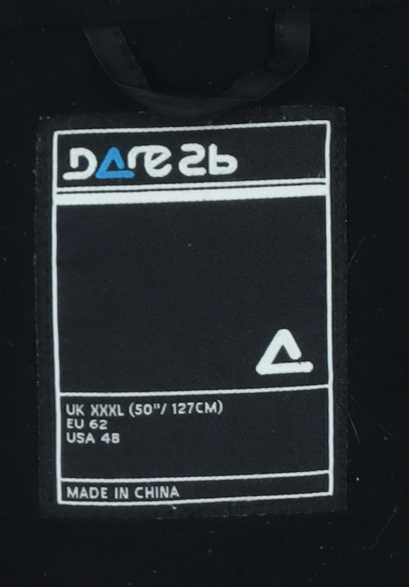 Dare 2b Mens Black 3XL Hooded Padded Ski Jacket Outdoor Coat