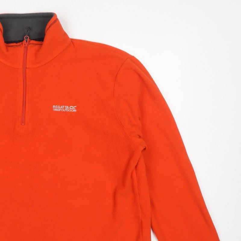 Regatta Men’s Orange XL 1/4 Zip Fleece Pullover Sweatshirt Outdoor