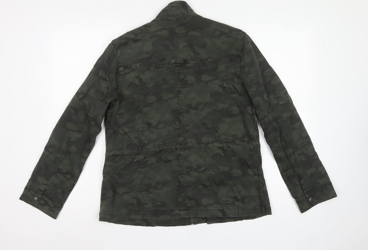 Mint Velvet Women’s Green Camo Military Jacket Size 12