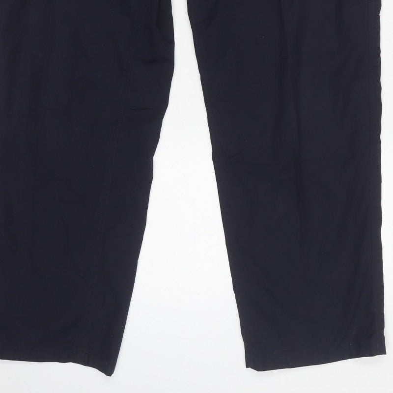 Craghoppers Men Blue L 34in Cargo Trousers Straight Leg