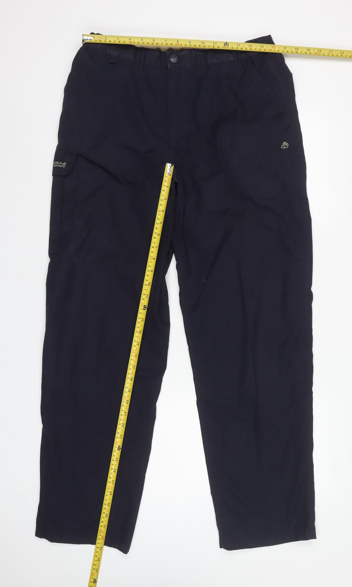 Craghoppers Men Blue L 34in Cargo Trousers Straight Leg