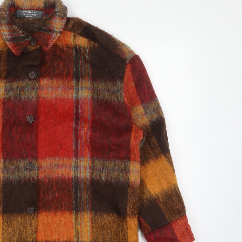 Primark Women’s Multicoloured Plaid Shacket Jacket M UK 12/14