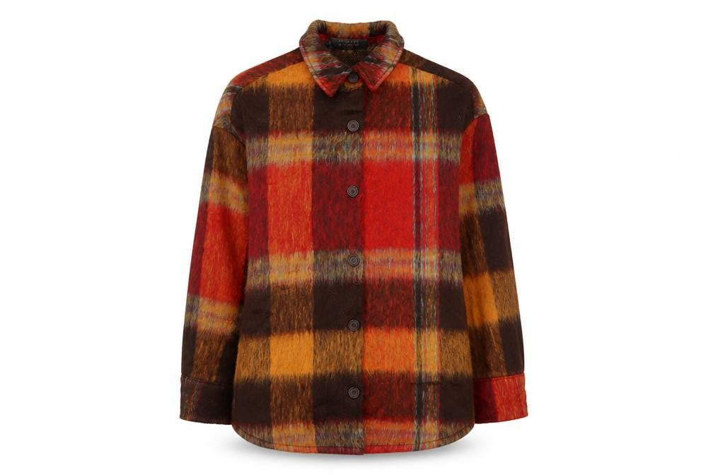 Primark Women’s Multicoloured Plaid Shacket Jacket M UK 12/14