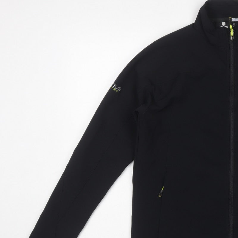 TOG24 Mens Black S Dickerson Softshell Full Zip Outdoor Jacket