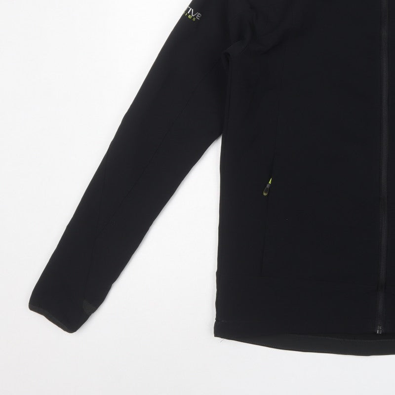 TOG24 Mens Black S Dickerson Softshell Full Zip Outdoor Jacket