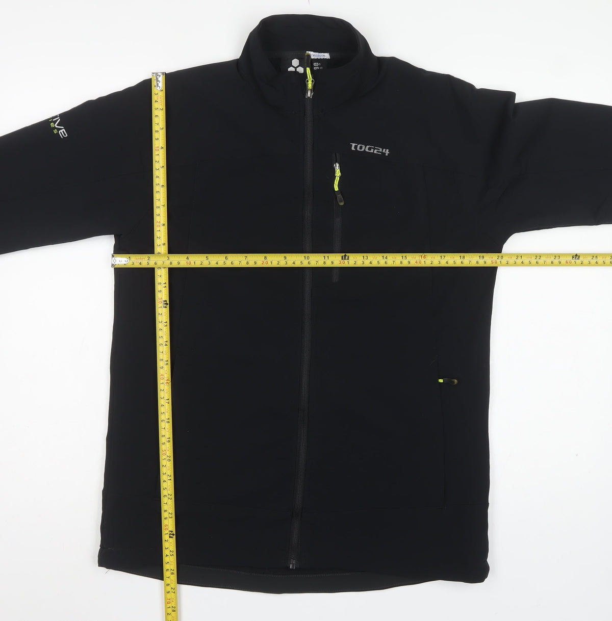 TOG24 Mens Black S Dickerson Softshell Full Zip Outdoor Jacket