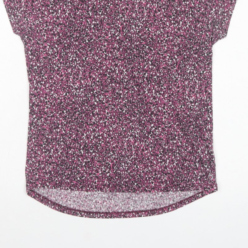 Marks & Spencer Goodmove Women's Pink Size 10 Animal Print T-Shirt