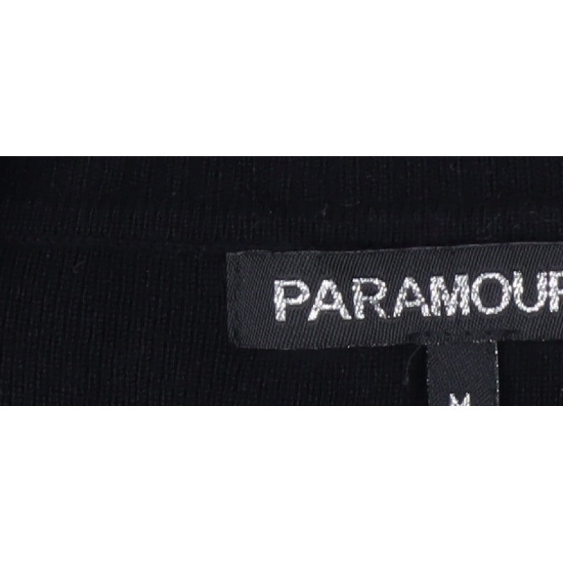 Paramour Women’s Black Floral Balloon Sleeve V-Neck Jumper M