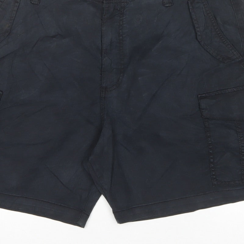 Marks & Spencer Women's Black UK 20 Cargo Casual Shorts