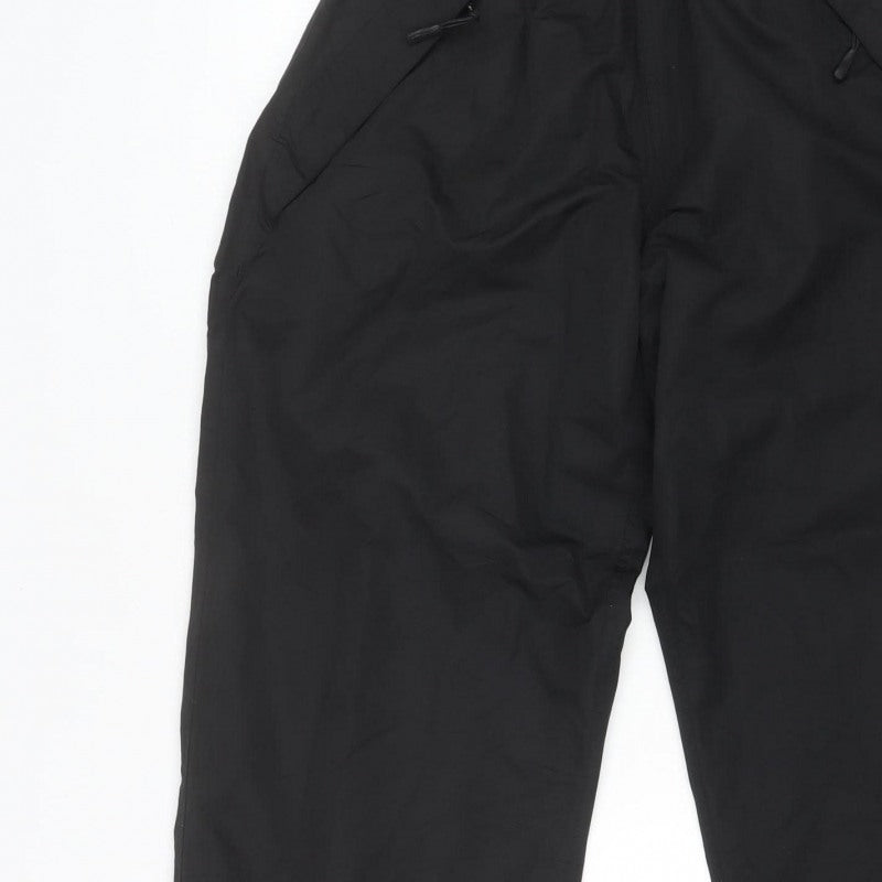 Trespass Men’s Black S TP75 Waterproof Breathable Rain Trousers 30-32in
