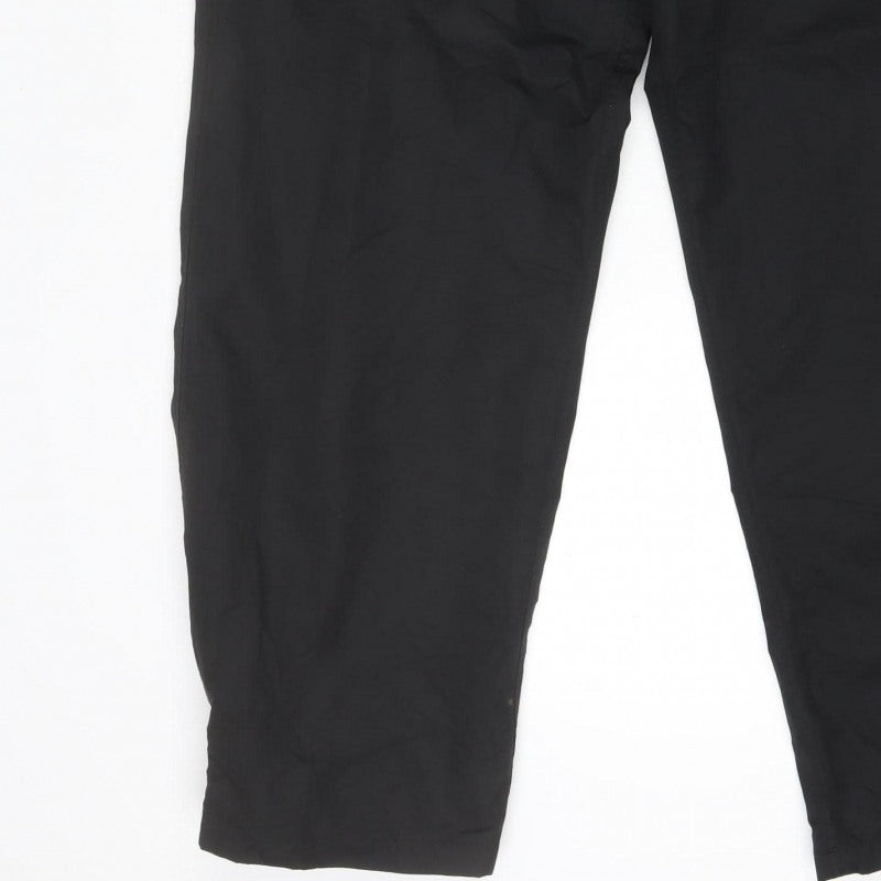 Trespass Men’s Black S TP75 Waterproof Breathable Rain Trousers 30-32in