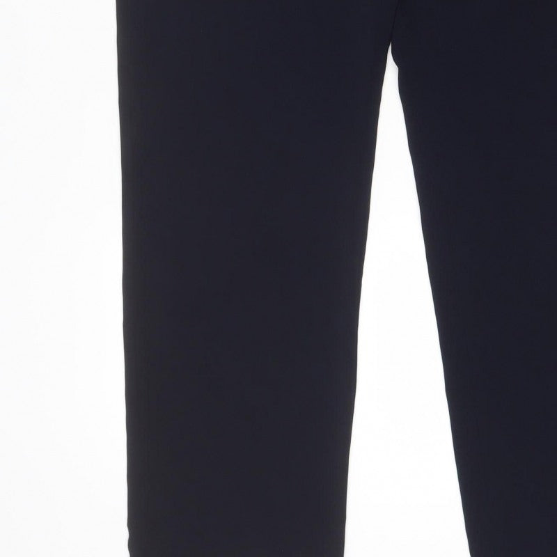 Satsuma London Women’s Black Size 12 High Rise Straight Dress Trousers