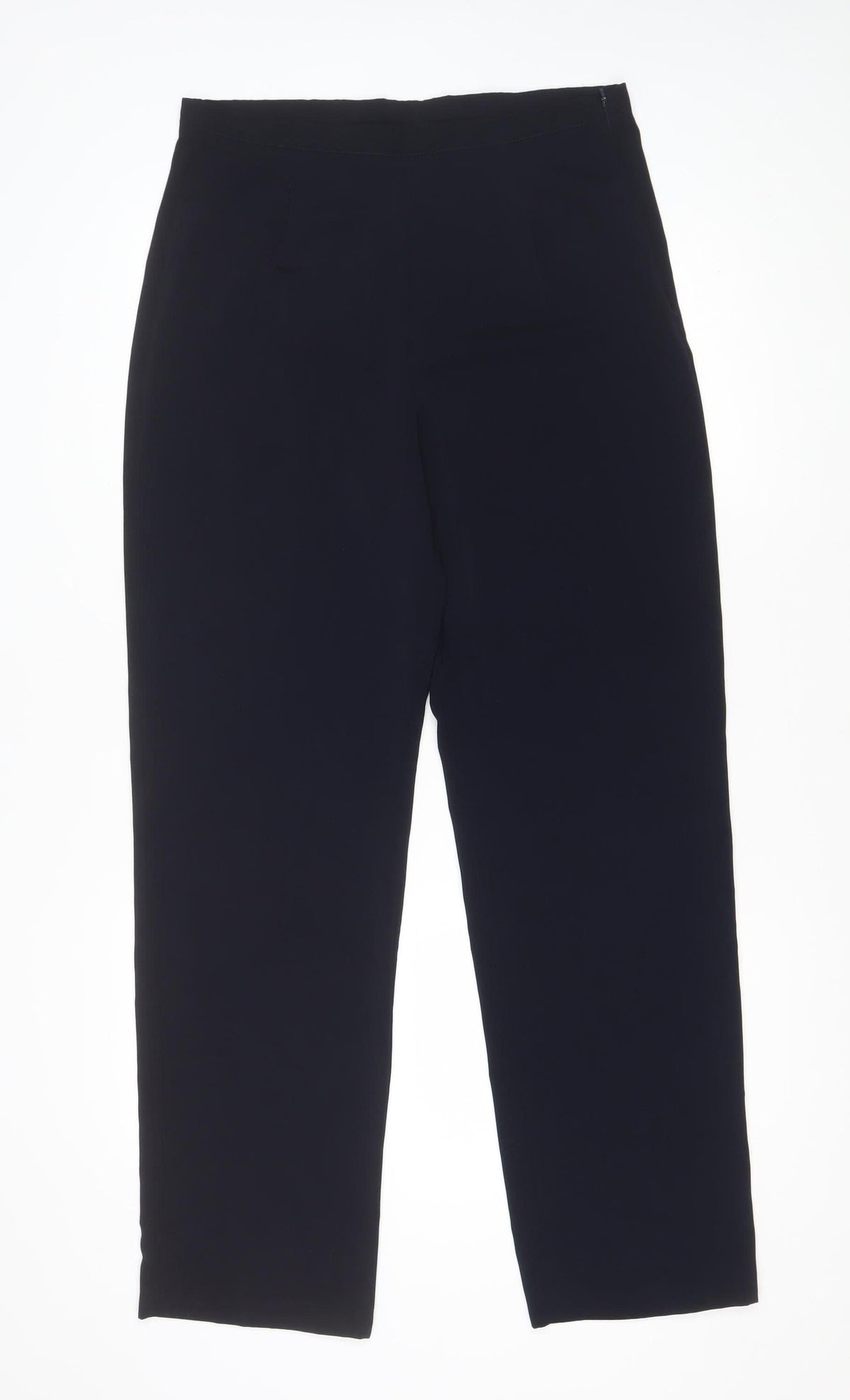 Satsuma London Women’s Black Size 12 High Rise Straight Dress Trousers