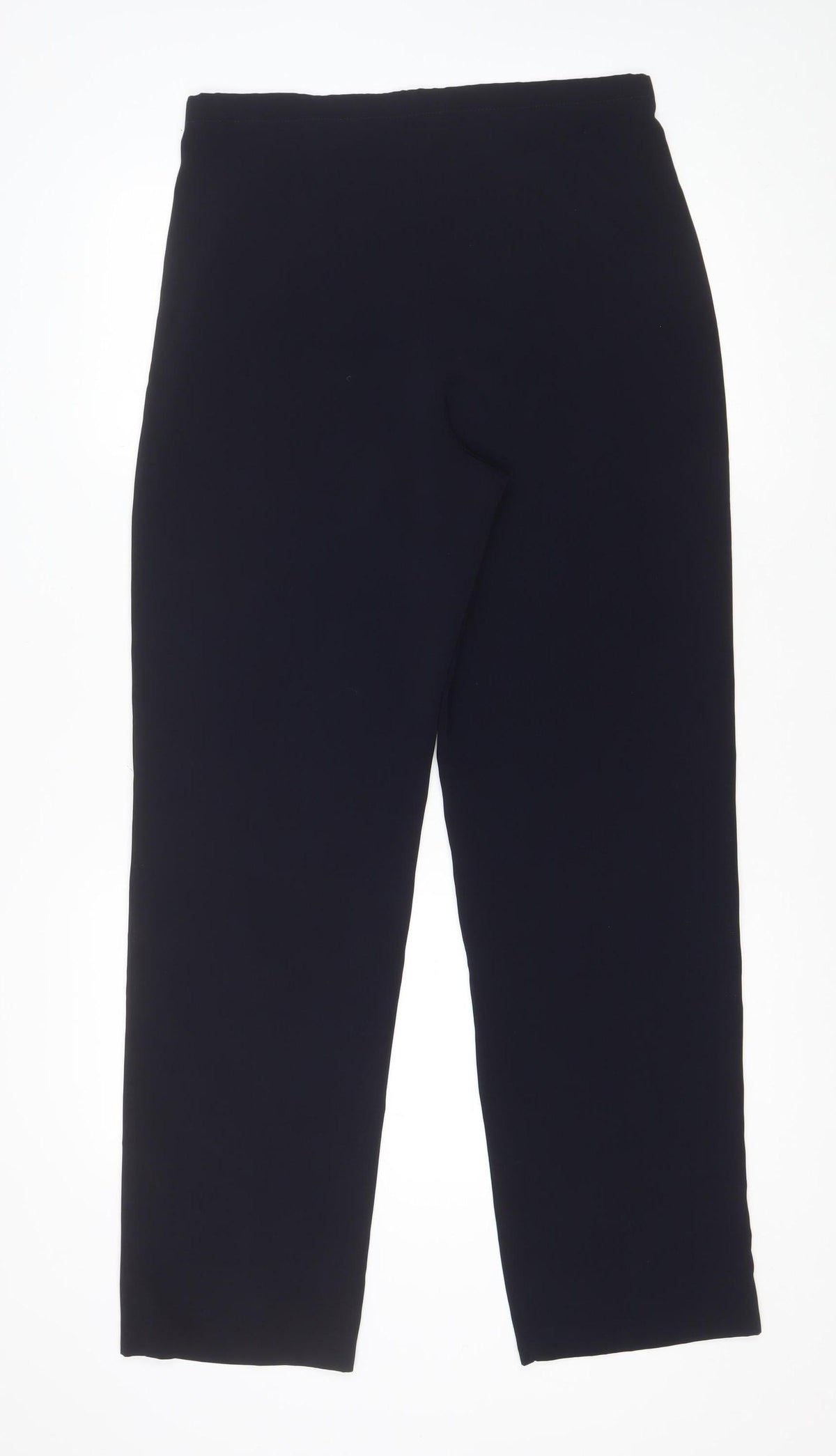 Satsuma London Women’s Black Size 12 High Rise Straight Dress Trousers