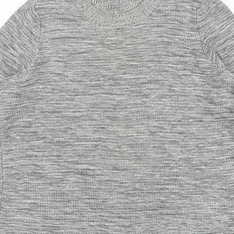 Peter Hahn Women’s Grey Cotton Chunky Knit Pullover Jumper UK 24