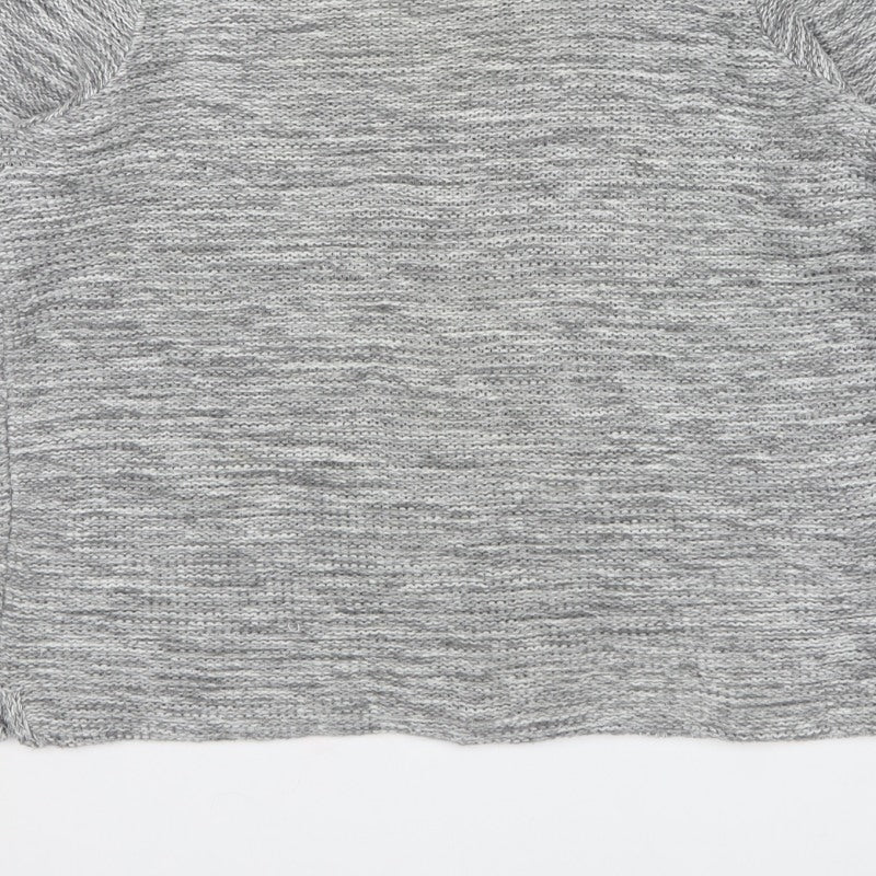 Peter Hahn Women’s Grey Cotton Chunky Knit Pullover Jumper UK 24