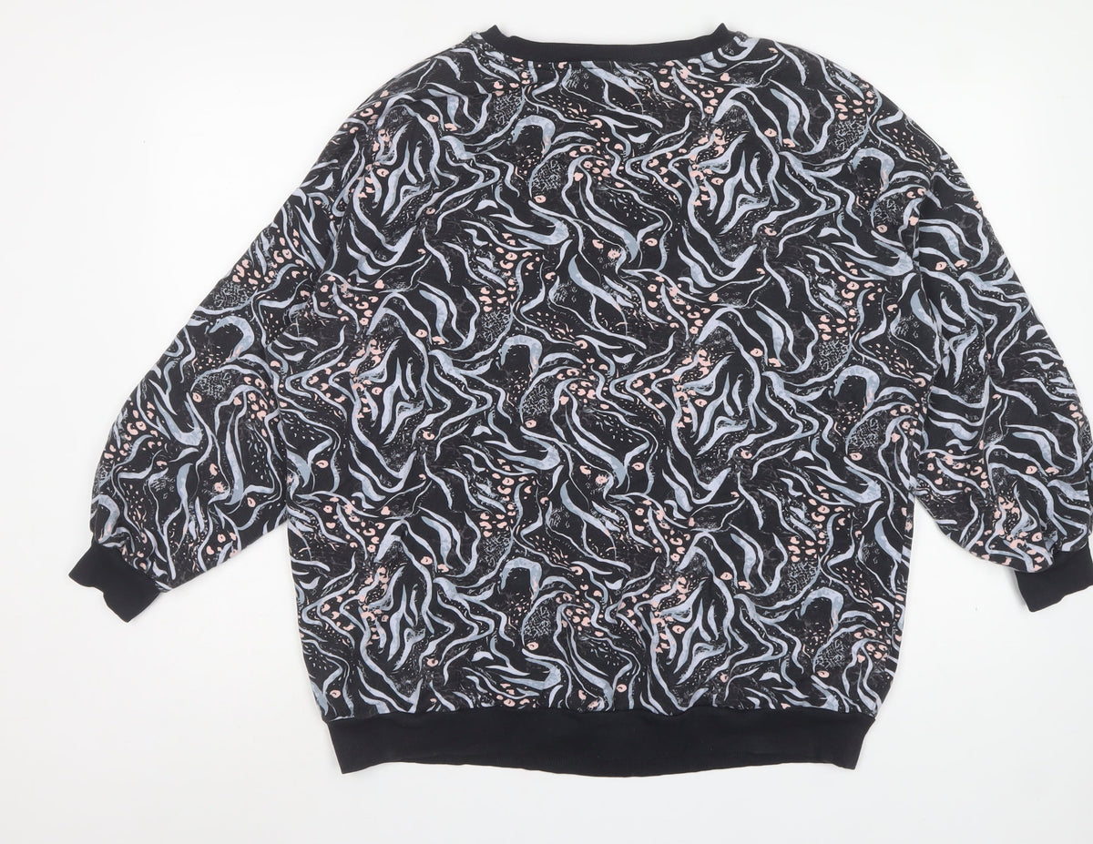 Kaleidoscope Women Multicoloured UK 16 Crew Neck Pullover Sweatshirt