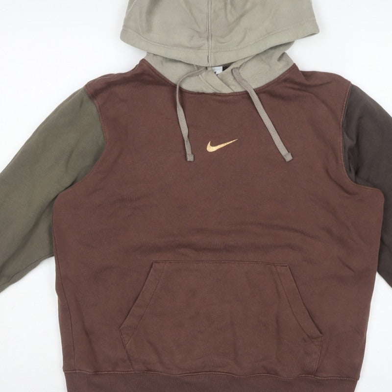 Nike Women’s Multicolour S Colourblock Pullover Hoodie Logo