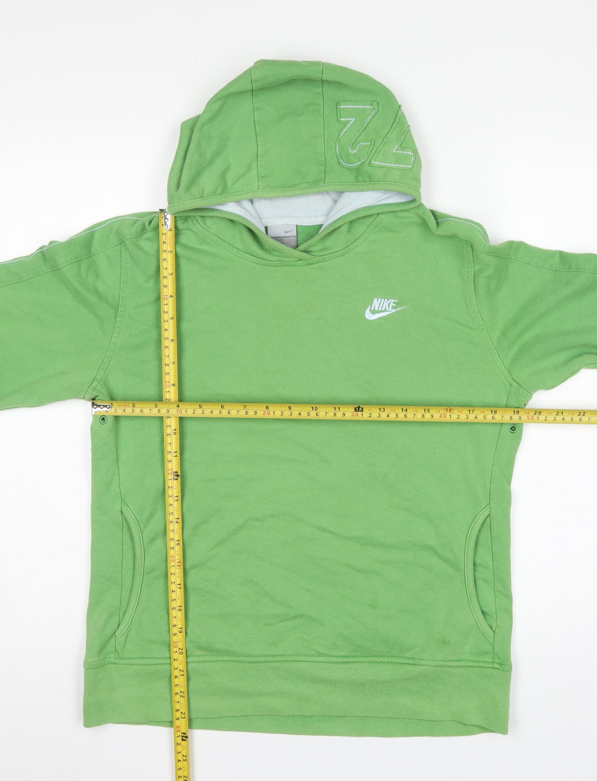 Nike Women’s Green XL 72 Graphic Pullover Hoodie Pockets