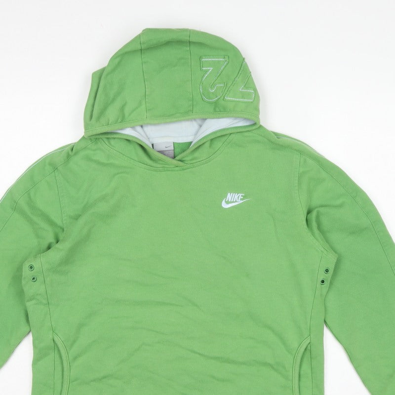 Nike Women’s Green XL 72 Graphic Pullover Hoodie Pockets