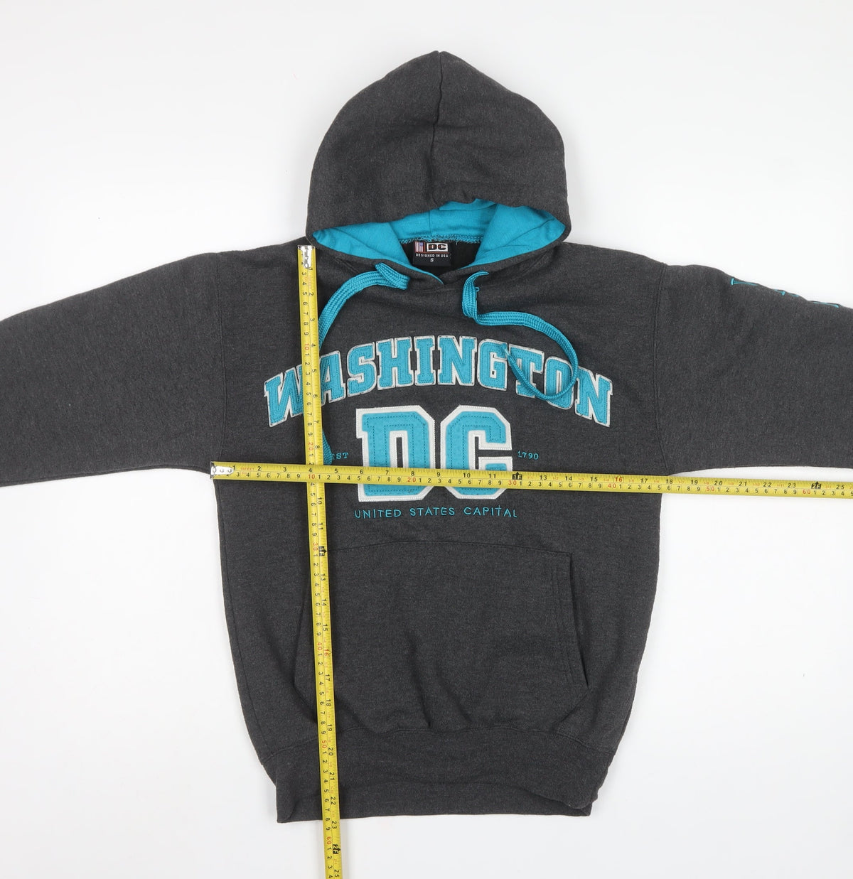 DC Women’s Grey Washington DC Graphic Pullover Hoodie Size S