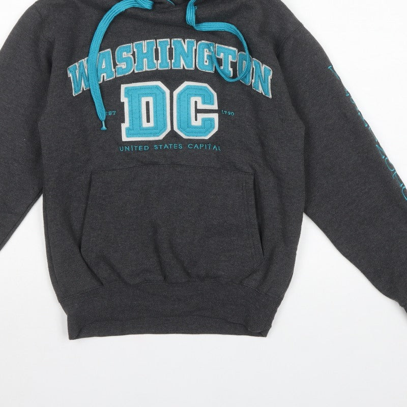 DC Women’s Grey Washington DC Graphic Pullover Hoodie Size S