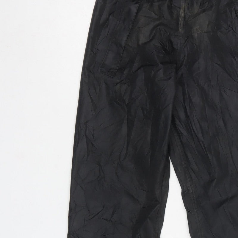 Regatta Professional Boys Black 9-10 Years Windbreaker Trousers